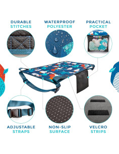 Extensor de Asiento de Avión CozyFly para Niños - Cama Portátil 80x45cm 2