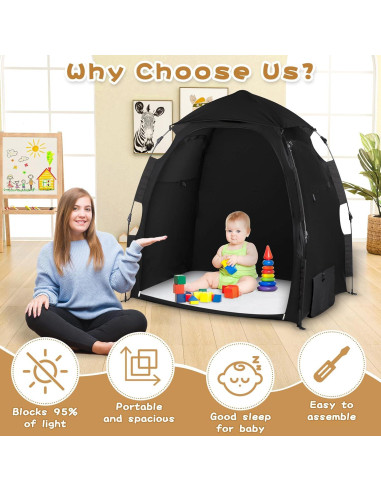 Cubierta Blackout WANRU para Pack N Play 130x89 cm - Tienda de Sueño