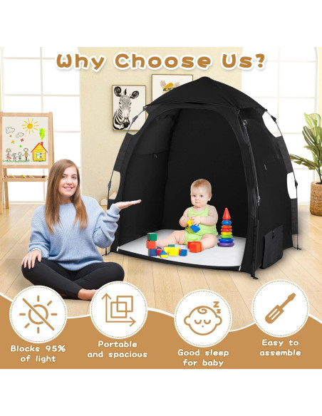 Cubierta Blackout WANRU para Pack N Play 130x89 cm - Tienda de Sueño