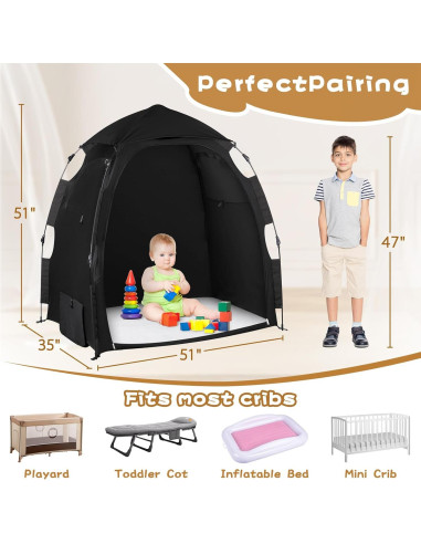 Cubierta Blackout WANRU para Pack N Play 130x89 cm - Tienda de Sueño