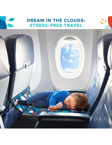 Extensor de Asiento de Avión CozyFly para Niños - Cama Portátil 80x45cm