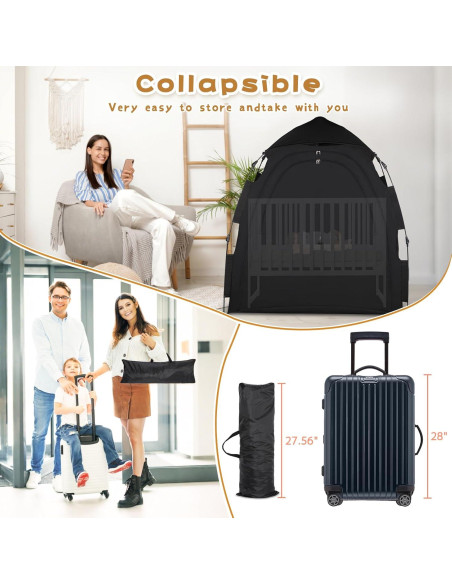 Cubierta Blackout WANRU para Pack N Play 130x89 cm - Tienda de Sueño