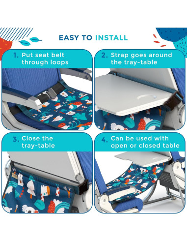 Extensor de Asiento de Avión CozyFly para Niños - Cama Portátil 80x45cm