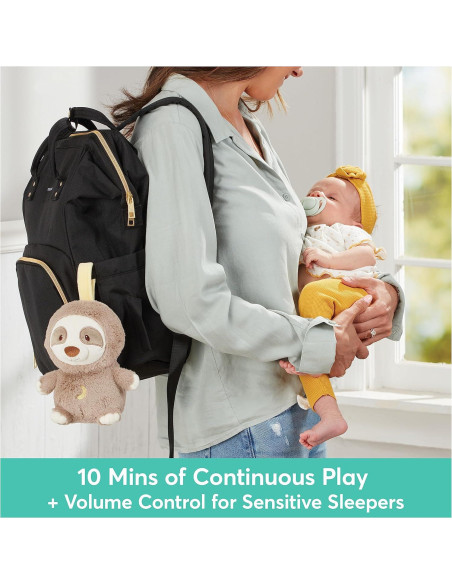 GUND Soother de Peluche Perezoso 15.24 cm con Sonidos