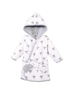 Bata de baño unisex para bebés Hudson Baby 0-9 meses