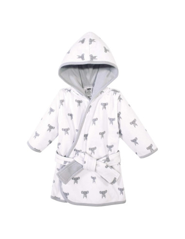 Bata de baño unisex para bebés Hudson Baby 0-9 meses