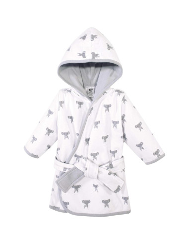 Bata de baño unisex para bebés Hudson Baby 0-9 meses