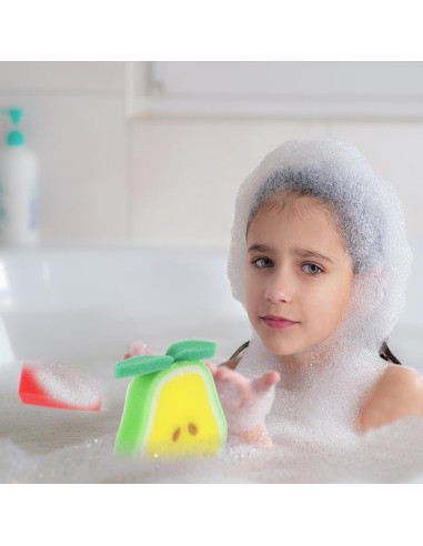 4 Esponjas de Baño Exfoliantes TOYANDONA para Niños