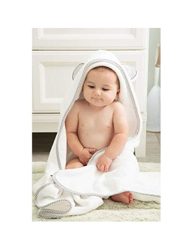 Juego de Toalla con Capucha y Paño de Lavado Fishers Finery Azul