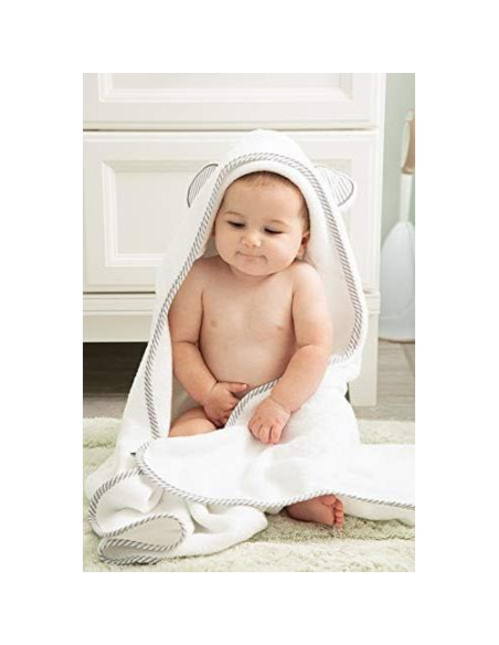 Juego de Toalla con Capucha y Paño de Lavado Fishers Finery Azul