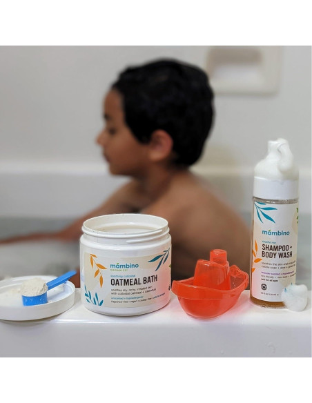 Baño de Avena Coloidal Orgánica Mambino 170 g - Alivio Piel Seca