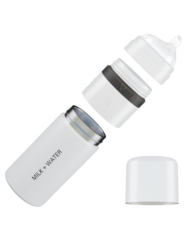 Botella Todo en Uno para Bebé 9oz - Anticólico y Aislada