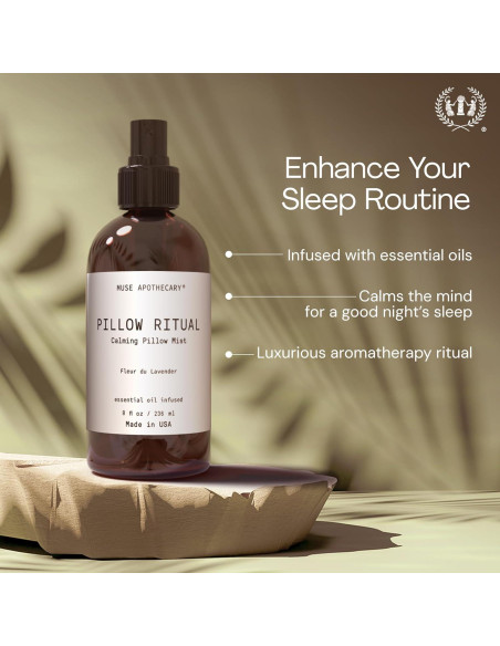 Mist Aromático para Almohadas Muse Apothecary 113.4 ml - Fleur du Lavender