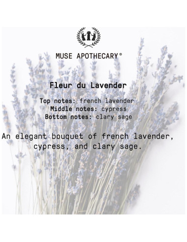 Mist Aromático para Almohadas Muse Apothecary 113.4 ml - Fleur du Lavender