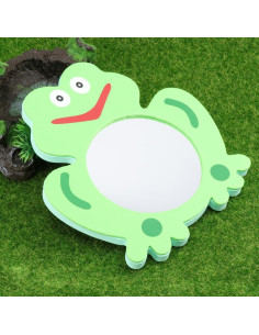 Juguete de espejo para baño Toyvian Cangrejo EVA Verde 21x19cm 2