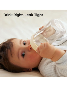 Taza de Aprendizaje Bc Babycare 300ml Antifugas 6+ Meses Azul 2