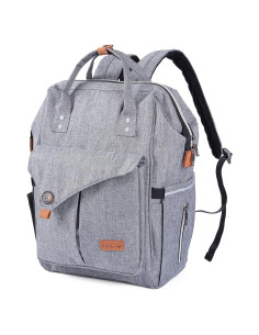 Mochila de Pañales NeoTech Care Gris, Amplia y Multifuncional