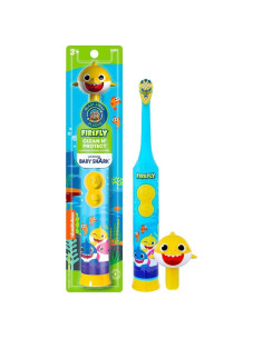 Cepillo de Dientes Eléctrico Baby Shark Firefly con Funda 3D