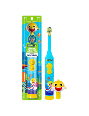Cepillo de Dientes Eléctrico Baby Shark Firefly con Funda 3D