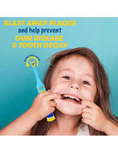 Cepillo de Dientes Eléctrico Baby Shark Firefly con Funda 3D