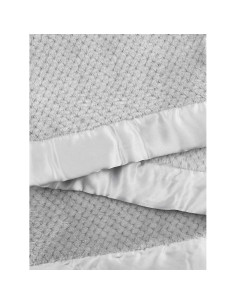 Manta de Bebé Honeycomb Little Giraffe 91x77 cm Plata 2