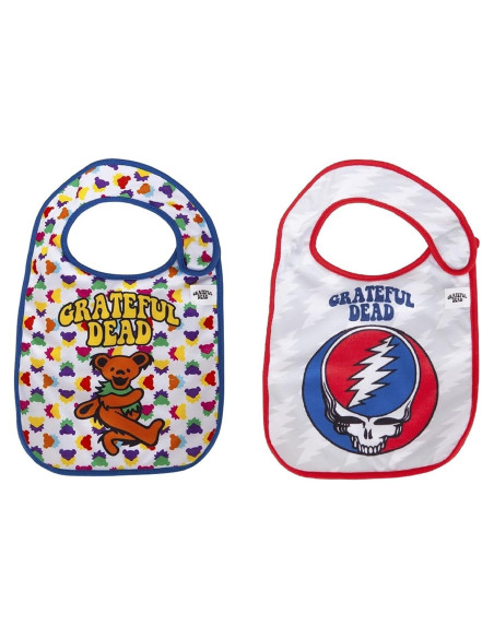 Baberos Extra Suaves Daphyl's Grateful Dead 2-Pack Grande Baberos Extra Suaves Daphyl's Grateful Dead 2-Pack Grande