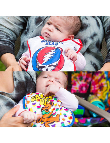 Baberos Extra Suaves Daphyl's Grateful Dead 2-Pack Grande