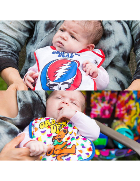 Baberos Extra Suaves Daphyl's Grateful Dead 2-Pack Grande Baberos Extra Suaves Daphyl's Grateful Dead 2-Pack Grande