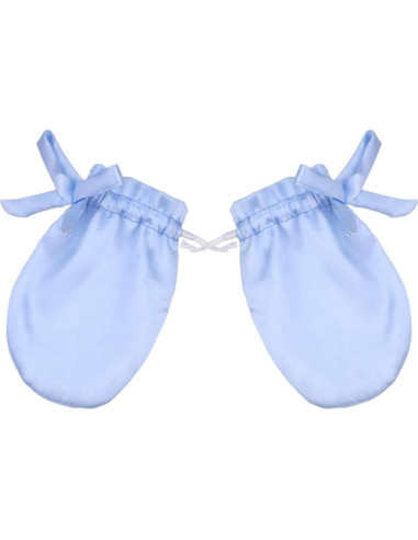 Mitones de Satén Antirrasguños Pinklilycare para Bebés 6-24 meses