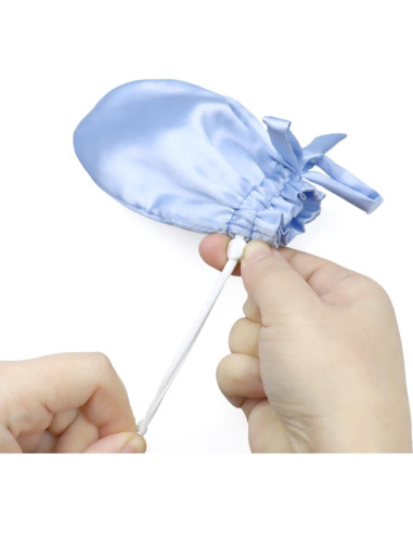 Mitones de Satén Antirrasguños Pinklilycare para Bebés 6-24 meses