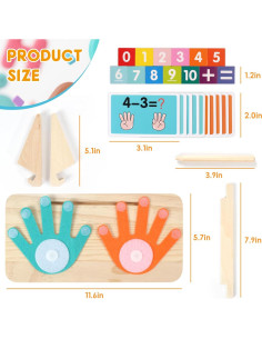 Juguetes de Aprendizaje Matemático HANR para Niños 3-6 Años 2