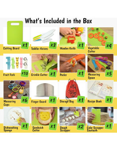 Juego de cocina Montessori para niños Raymeer 40 piezas 2