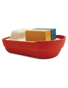 Barco de Carga Flotante PlanToys para Niños - Juguete de Baño Educativo