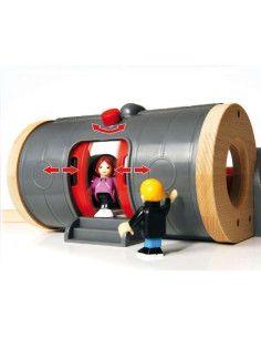 Conjunto de Ferrocarril Metro BRIO 20 Piezas con Luz y Sonido 2