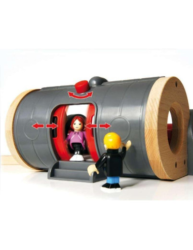 Conjunto de Ferrocarril Metro BRIO 20 Piezas con Luz y Sonido