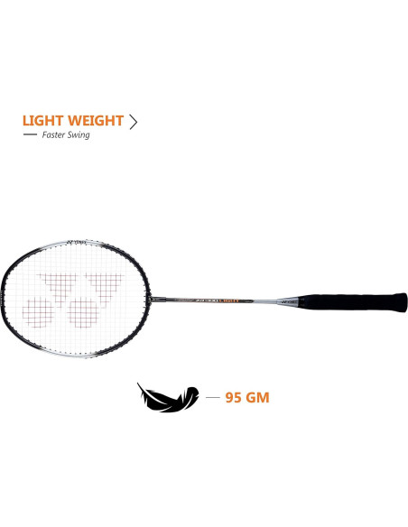 Raquetas de Bádminton YONEX ZR 100 Aluminio Ligero - Juego de 2