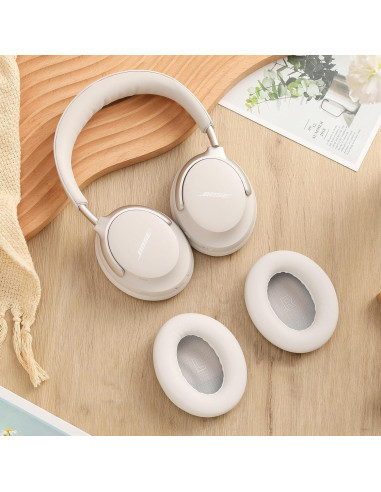 Almohadillas de Reemplazo Damex para Bose QC Ultra - Espuma de Memoria