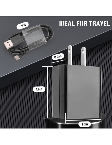 Cable de carga rápida USB-C 1.52m FEIYIU para dispositivos Logitech