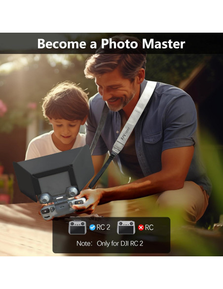 Kit Sombrero Solar y Cordón FPVtosky para DJI RC 2