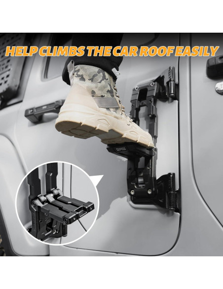 Escalón de Pedal Lateral MAIKER para Jeep Wrangler y Gladiator