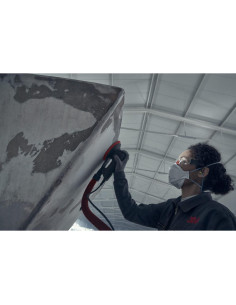 Lijadora Orbital Neumática 3M Xtract 88942 5" con Vacío Central 2