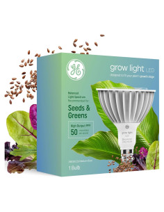 Bombilla LED de Cultivo GE PAR38, 32W, Luz Blanca para Plantas