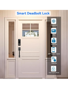 Cerradura Inteligente YOSIMIKA con Huella Dactilar y Teclado 2