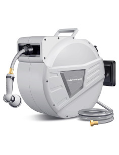Carrete de Manguera Retráctil PolarcoForgeco 19.81 m Gris
