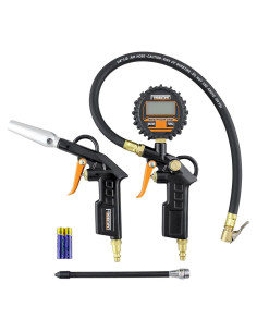 Kit Inflador Digital Neumáticos Freeman 12V con Pistola Aire