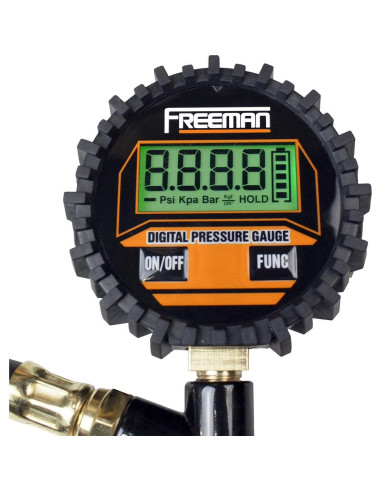 Kit Inflador Digital Neumáticos Freeman 12V con Pistola Aire