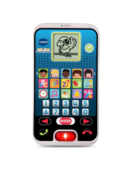 Teléfono de Aprendizaje VTech Call & Chat para Niños, Negro