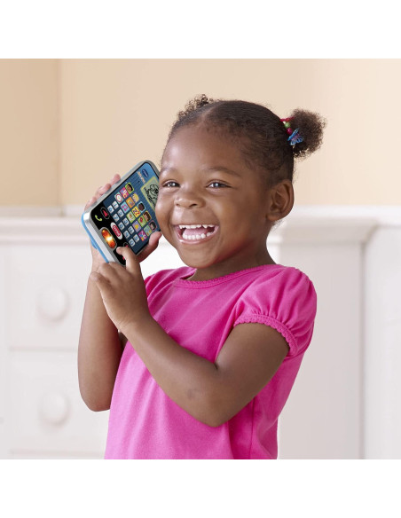 Teléfono de Aprendizaje VTech Call & Chat para Niños, Negro