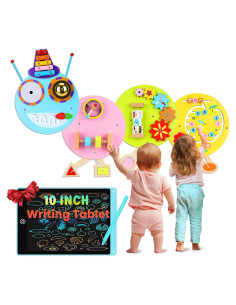 Panel Sensorial Interactivo Muiofang Oruga 40x33cm para Niños