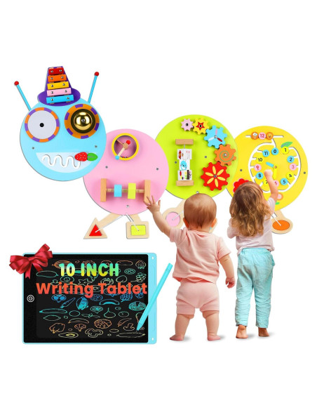 Panel Sensorial Interactivo Muiofang Oruga 40x33cm para Niños